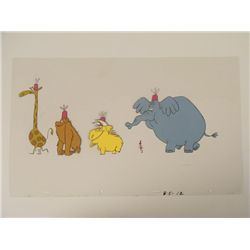 Dr. Seuss Freleng Original Production Cel Animals