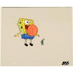 Cel Grab the Popcorn Original Spongebob Animation Art