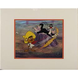 Sylvester & Speedy Gonzales Ltd Ed Animation Sericel