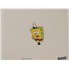 Image 1 : Concerned SpongeBob Walking Original Cel Production Art