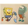 Image 2 : Original Animation Drawing Spongebob Cel Treasure Hunt