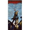 Image 1 : Markus Pierson 'Red Sky Blue Heart' Serigraph