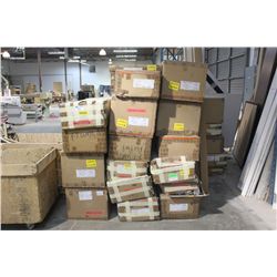 LARGE LOT OF CABINETRY PARTS