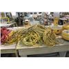 Image 1 : LOT OF YELLOW EXTENTION CORDS