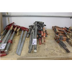LOT OF WOOD CLAMPS