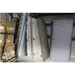 LOT OF WOODEN DOORS