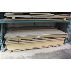 BAY OF PLYWOOD AND MDF SHEETS