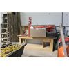 Image 1 : WOODEN BENCH AND CONTENTS