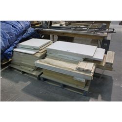 2 PALLETS OF CABINET PARTS