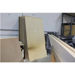 LOT OF WOODEN TABLE TOPS