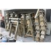 Image 1 : LARGE LOT OF WOODEN SAW HORSES