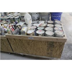 MOBILE CART AND PAINT CONTENTS
