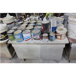 MOBILE CART AND PAINT CONTENTS