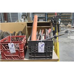 BIN OF CHIPPER & JACKHAMMER BITS