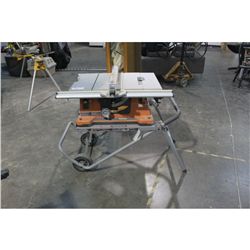 RIDGID 10" TABLE SAW WITH WORK STAND