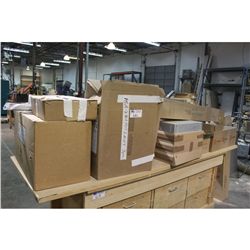 LOT OF ASSORTED ELECTRICAL & HARDWARE