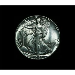 1941-p Walking Liberty Half Dollar Grades Select Uncirculated ms63++