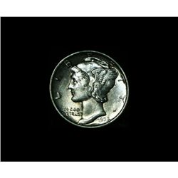 1935-p Liberty Head 'Mercury' Dime 10c Grades Select Uncirculated ms60 FSB