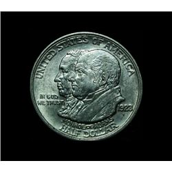 1923-s Monroe Doctrine Centennial Commem 50c Grades Select Uncirculated ms63