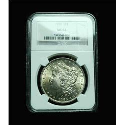 NGC 1883-p Morgan Dollar Graded Choice Uncirculated ms64  NGC