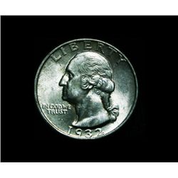 1932-p Washington Quarter 25c Grades Choice Uncirculated ms64