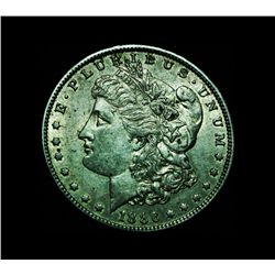 1886-o Morgan Dollar $1 Grades au58/Slider  VAM 1A  "E" on Reverse