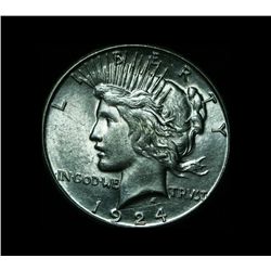 1924-s Peace Dollar Grades Select Uncirculated ms63