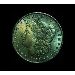 1891-p Morgan Dollar $1 Grades Choice Uncirculated ms63++ PQ