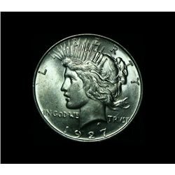 1927-d Peace Dollar $1 Grades Select Uncirculated ms63