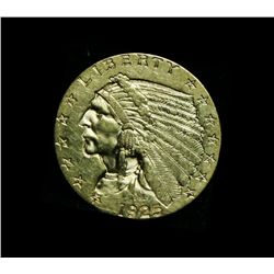 1925-d $2 1/2 Gold Indian Grades Select Uncirculated ms61