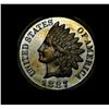 Image 2 : 1887 Proof Indian Cent 1c Gem Uncirculated PR65RD Red