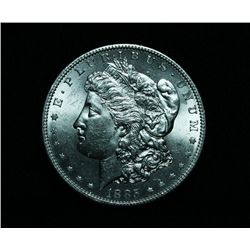 1885-s/s Morgan Dollar Grades Choice Uncirculated ms64+