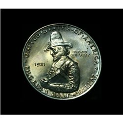 Rare 1921 Pilgrim Tercentenary Commemorative 50c Grades Gem Uncirculated ms65