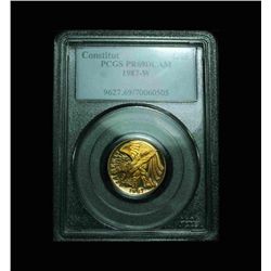 PCGS 1987-w Constitution Proof $5 Gold Commemorative Graded PR69 DCAM PCGS