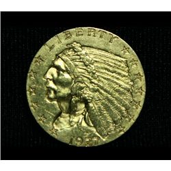 1927-p $2 1/2 Gold Indian Grades Choice Uncirculated ms61
