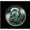 Image 1 : 1957-d Franklin Half Dollar 50c Grades Choice Uncirculated ms64 FBL
