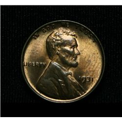 1931-p Lincoln Cent 1c grades Gem Uncirculated ms65 RD