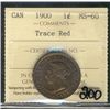 Image 1 : 1900 1¢ ICCS MS60 Trace red.