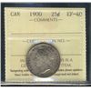 Image 1 : 1900 25¢ ICCS EF40.