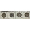 Image 1 : 1910 50¢ EL, 1919, 1947ML & 1950 No Des.  Lot of 4 coins all Fine+.  (PBA)