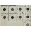 Image 1 : Nfld 1881 5¢, 1888, 1890, 1896, 1940c, 1941c, 1944c, 1945, & 1947c.  Lot of 9 coins Good+ or better.
