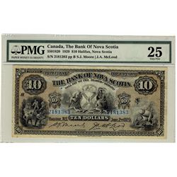 The Bank of Nova Scotia 1929 $10 #2181383 CH-550-18-20 PMG VF25