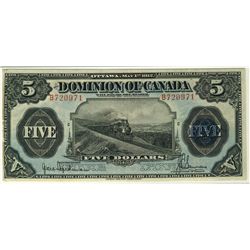 1912 $5 DC-21e B720971 PCGS VF30 App