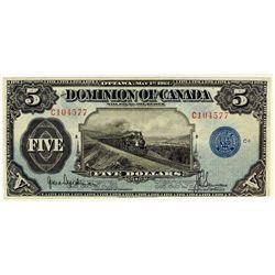 1912 $5 DC-21g C104577 PCGS VF30App.