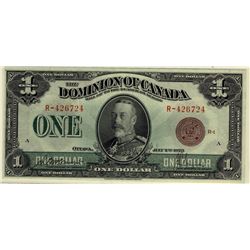 1923 $1 DC-25e R-426724 PCGS EF40.