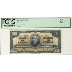 1937 $100 BC-27c #BJ4430531.  PCGS UNC62.