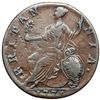 Image 1 : 1771 Counterfeit British Halfpenny Reverse Brockage VF3