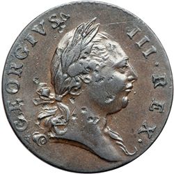 1773 Virginia Halfpenny Breen-180 VF20