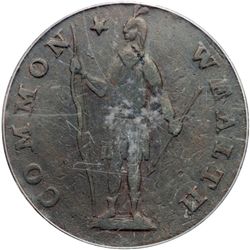 1788 Massachusetts Cent Ryder 8-C Rarity-3+ PCGS gra