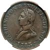 Image 1 : 1783 Washington & Independence with Small Military Bust